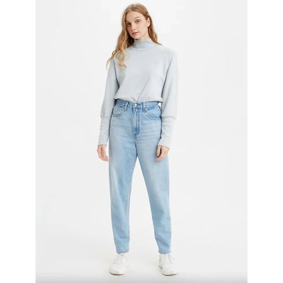 Levi's High Loose Taper Jeans Size 26 Way Out Tencel NWT $118 - Picture 1 of 16